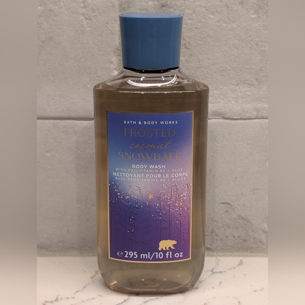 💚Bath & Body Works Frosted Coconut Snowball Body Wash - New - 10 oz